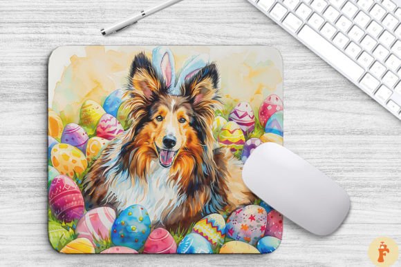 Download Easter Shetland Sheepdog Dog Background - Premium Resources